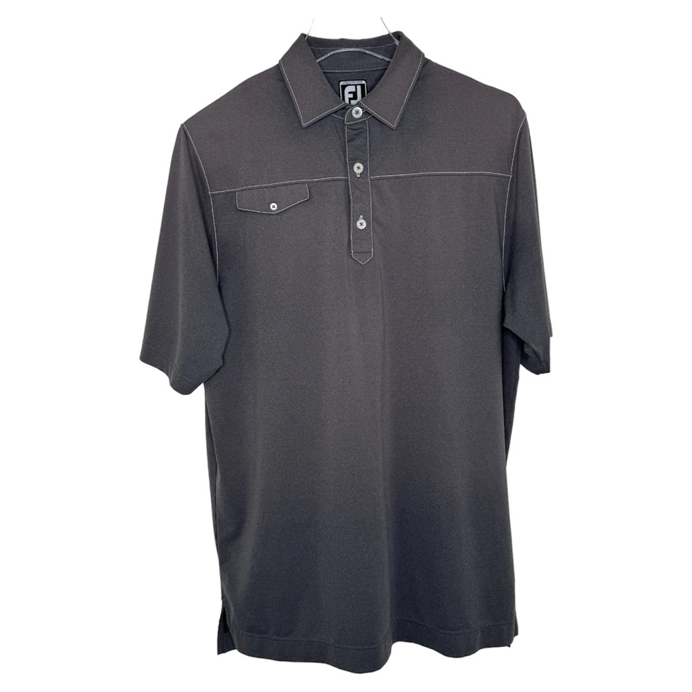 FootJoy Golf Polo Shirt Men's Athletic Fit Performance Short Sleeve Size Medium